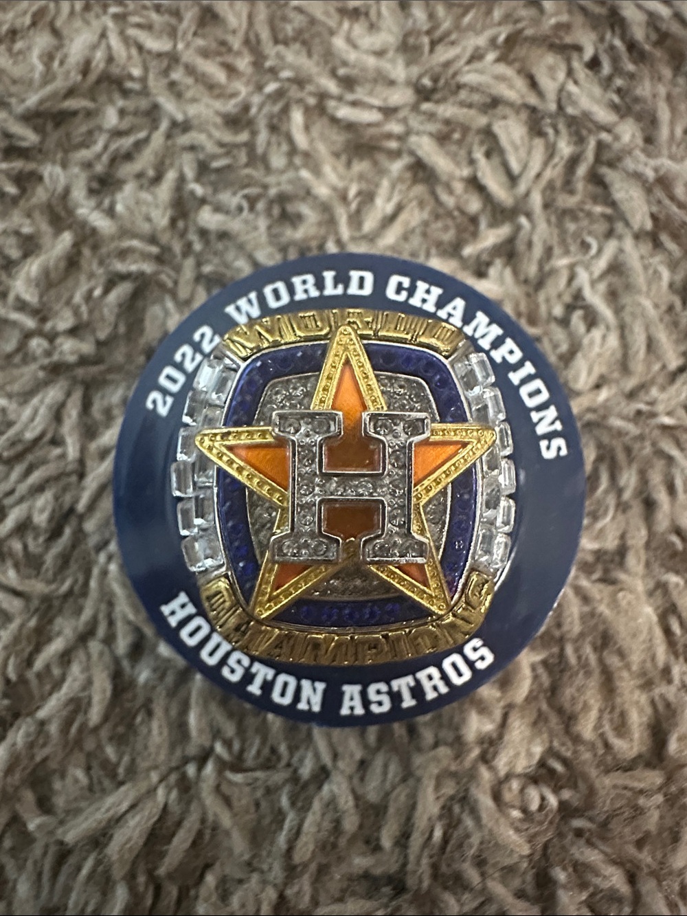 Houston Astros 2022 World Champions ring